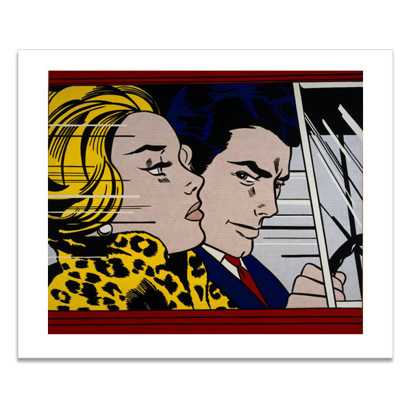 In the Car Greeting Card | Roy Lichtenstein | National Galleries
